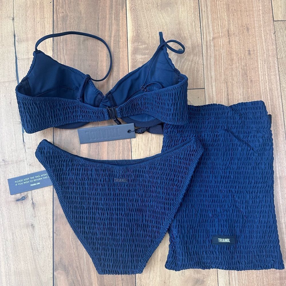TRIANGL SARIA NORMAL MOONLIGHTâBIKINI SET NWT + BAG - Picture 3 of 9